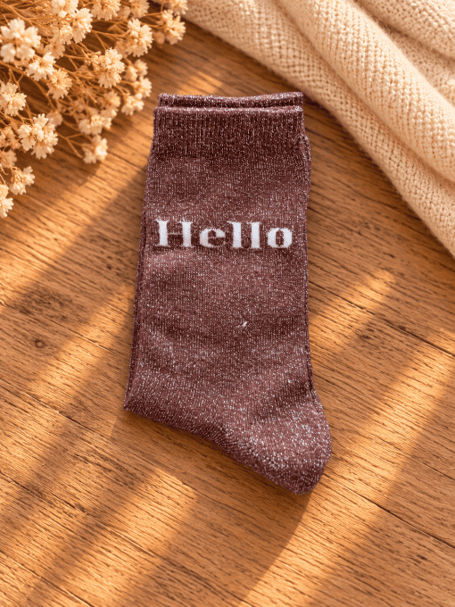 Chaussettes à paillettes 