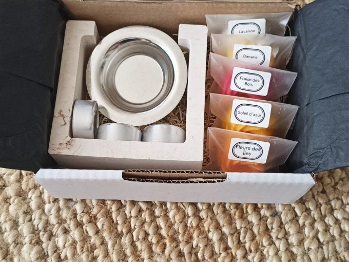 Kit bougies parfumés + fondants