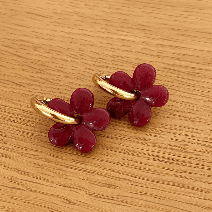 Boucles d'oreilles Azalée 
