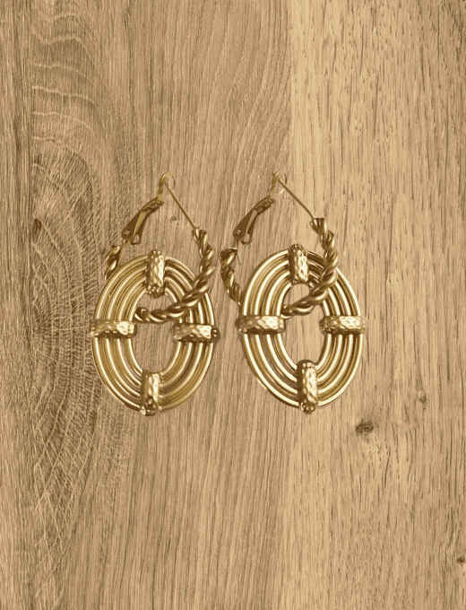 Boucles d'oreilles Amande