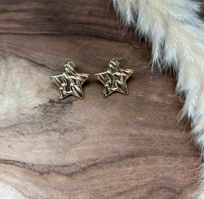 Boucles d'oreilles Etoile