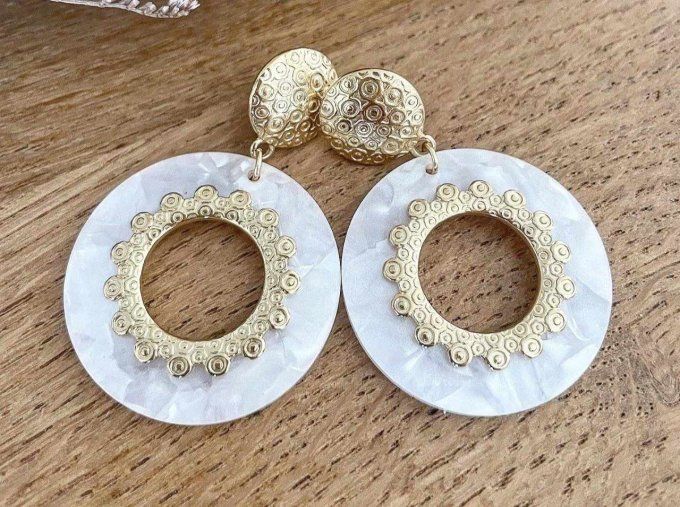 Boucles d'oreilles Océane