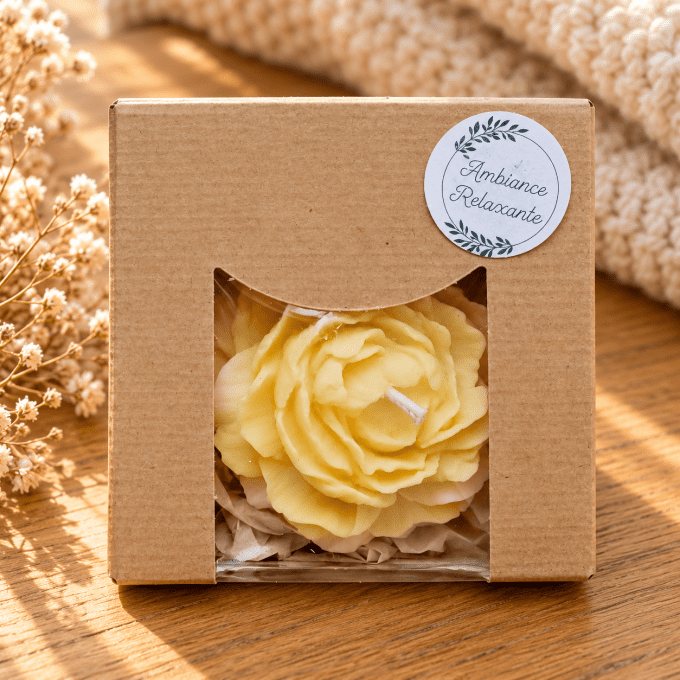 Bougie pivoine