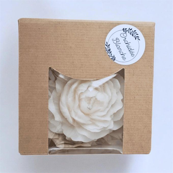 Bougie pivoine 
